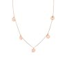 Jewellery ICHU Jewellery | Rose Gold Multi Disc Necklace