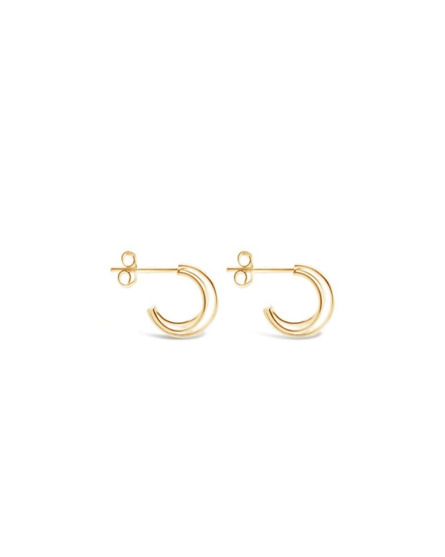 Jewellery ICHU Jewellery Hoops | Micro Hoops, Gold