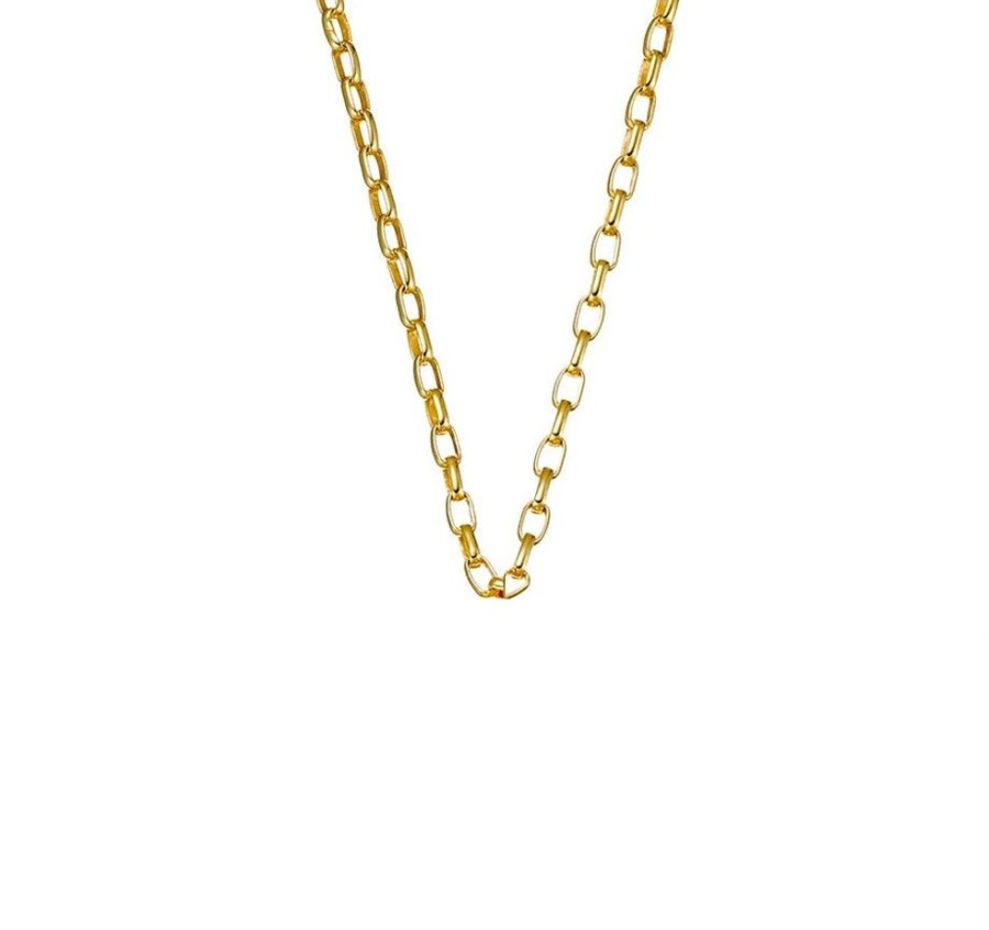 Jewellery ICHU Jewellery | Elongated Cable Chain, Gold