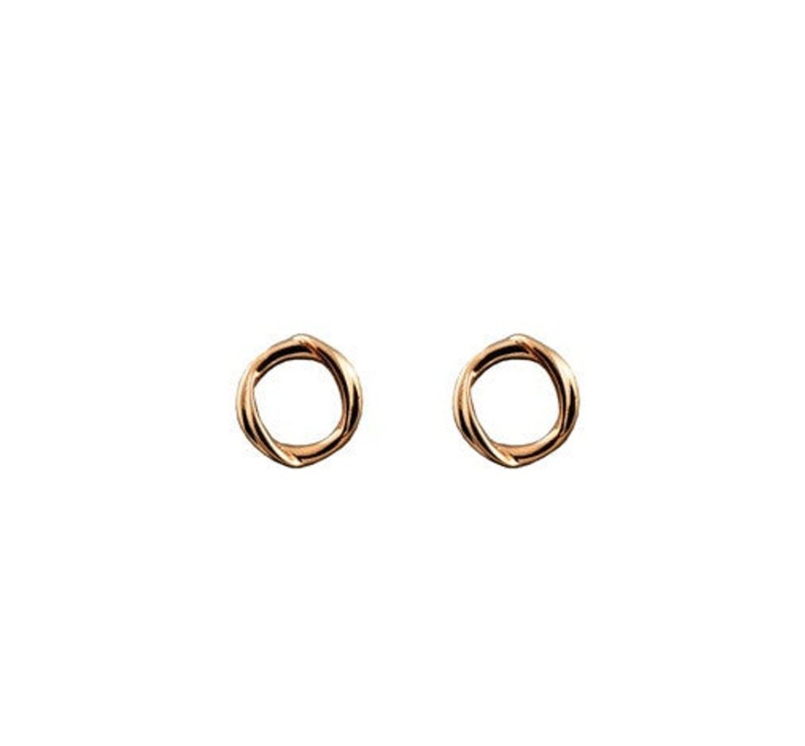 Jewellery ICHU Jewellery Studs | Circle Twist Studs