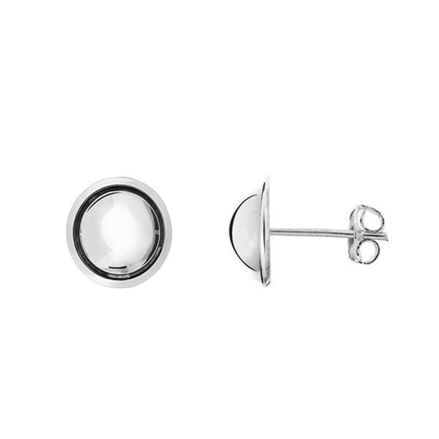 Jewellery ICHU Jewellery Studs | Plain Edge Ball Earrings