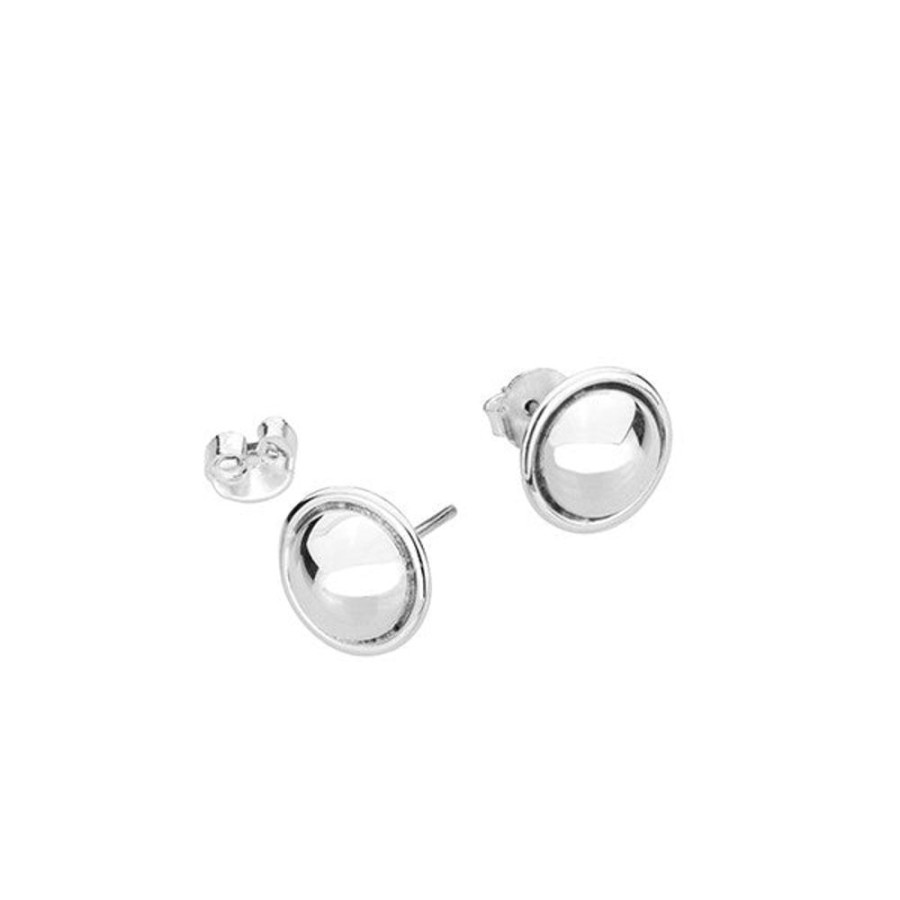 Jewellery ICHU Jewellery Studs | Plain Edge Ball Earrings