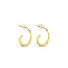 Jewellery ICHU Jewellery Hoops | Recurved Hoops, Gold