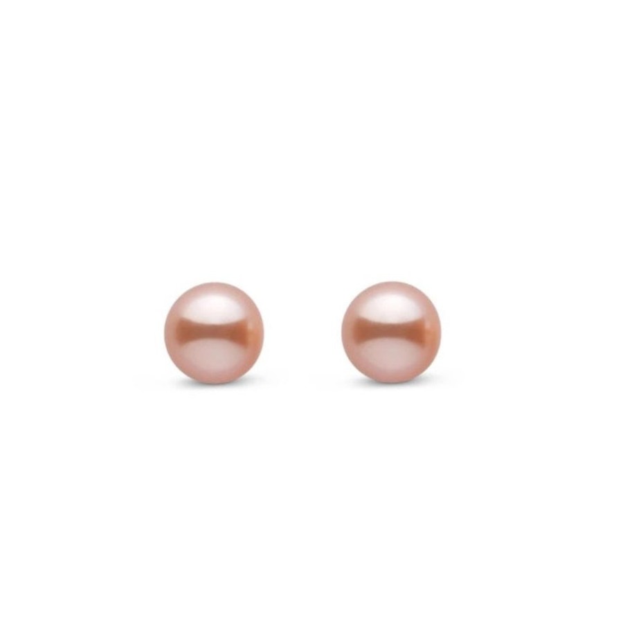 Jewellery ICHU Jewellery Studs | Button Pearls, Peach