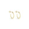 Jewellery ICHU Jewellery Hoops | Mini Hooked Hoops, Gold