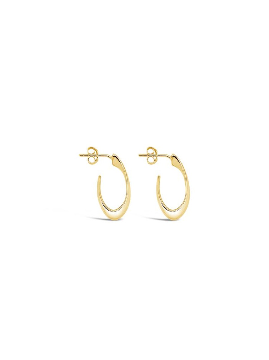 Jewellery ICHU Jewellery Hoops | Mini Hooked Hoops, Gold