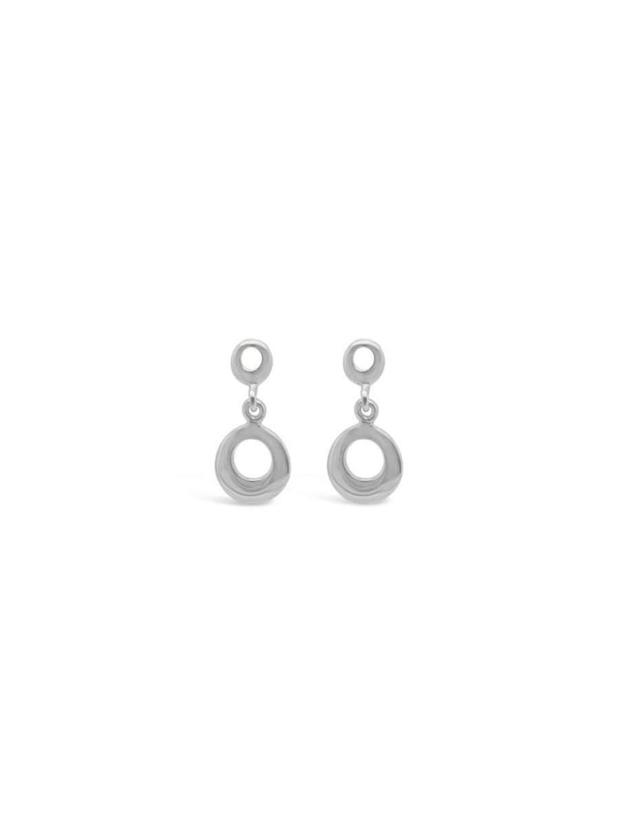 Jewellery ICHU Jewellery Drops | Tiny Circle Drop Earrings