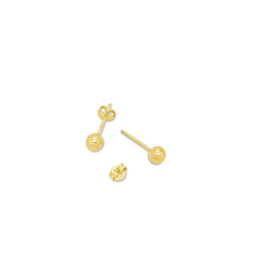 Jewellery ICHU Jewellery Studs | Small Gold Ball Studs