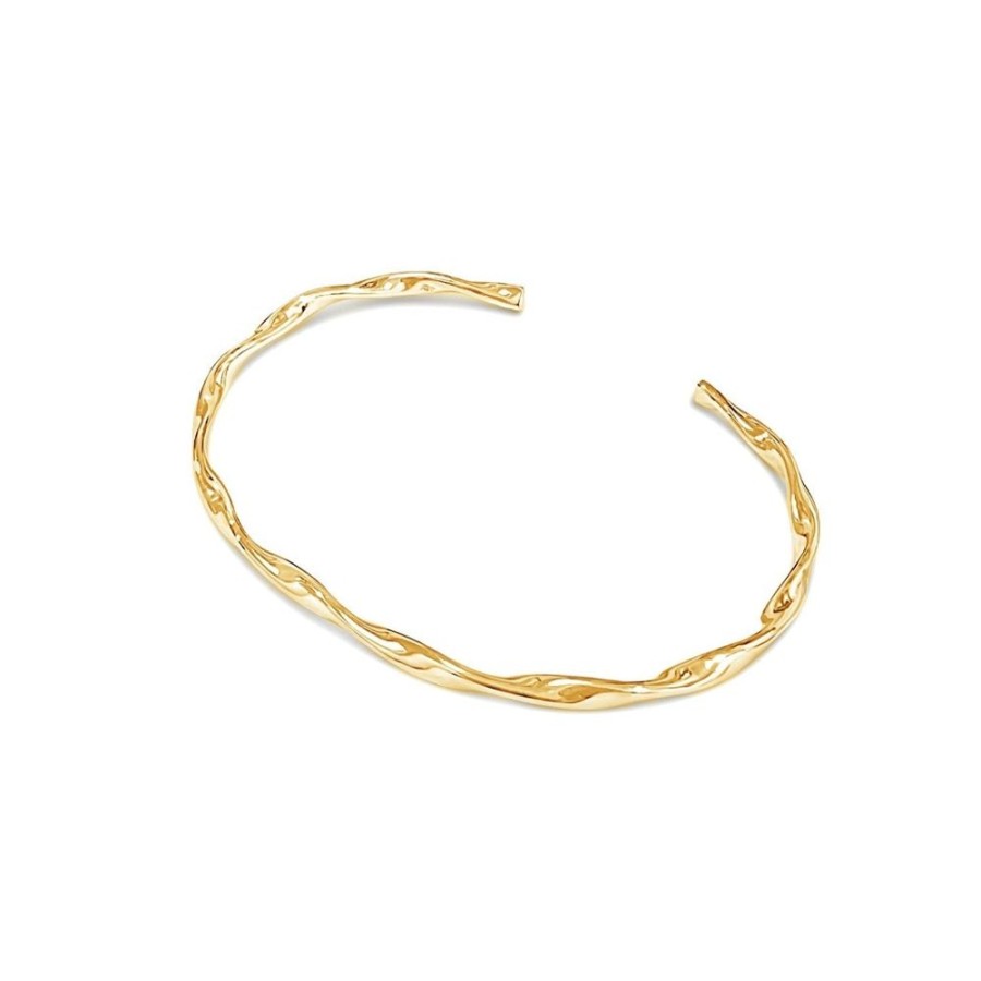 Jewellery ICHU Jewellery | Twisted Cuff, Gold