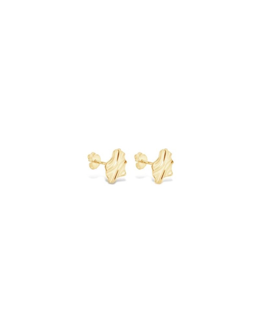 Jewellery ICHU Jewellery Studs | Arctic Earrings, Gold