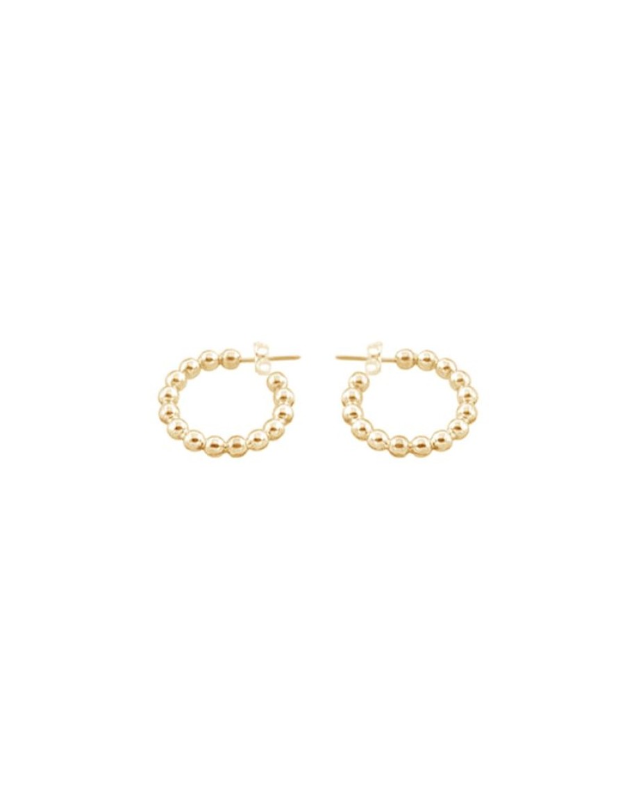 Jewellery ICHU Jewellery Hoops | Multi Ball Hoop Earrings, Gold